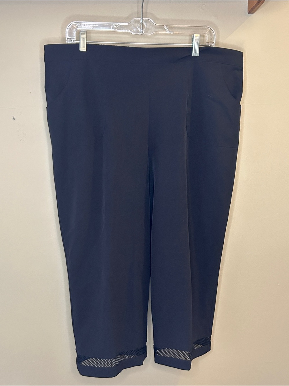 Alfred Dunner Black Elastic Waist Ponte Pants